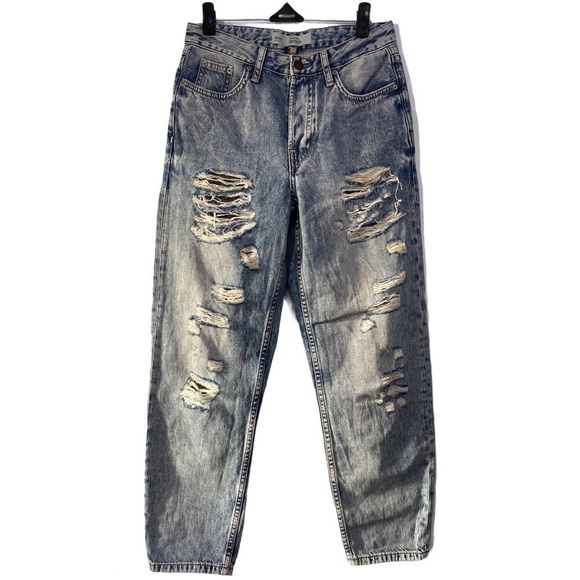 TOPSHOP Motto Hayden Ripped Jeans size 24 - Picture 3 of 7